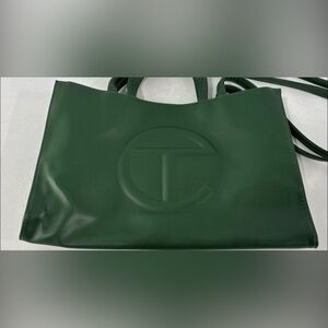 Telfar Dark olive large tote